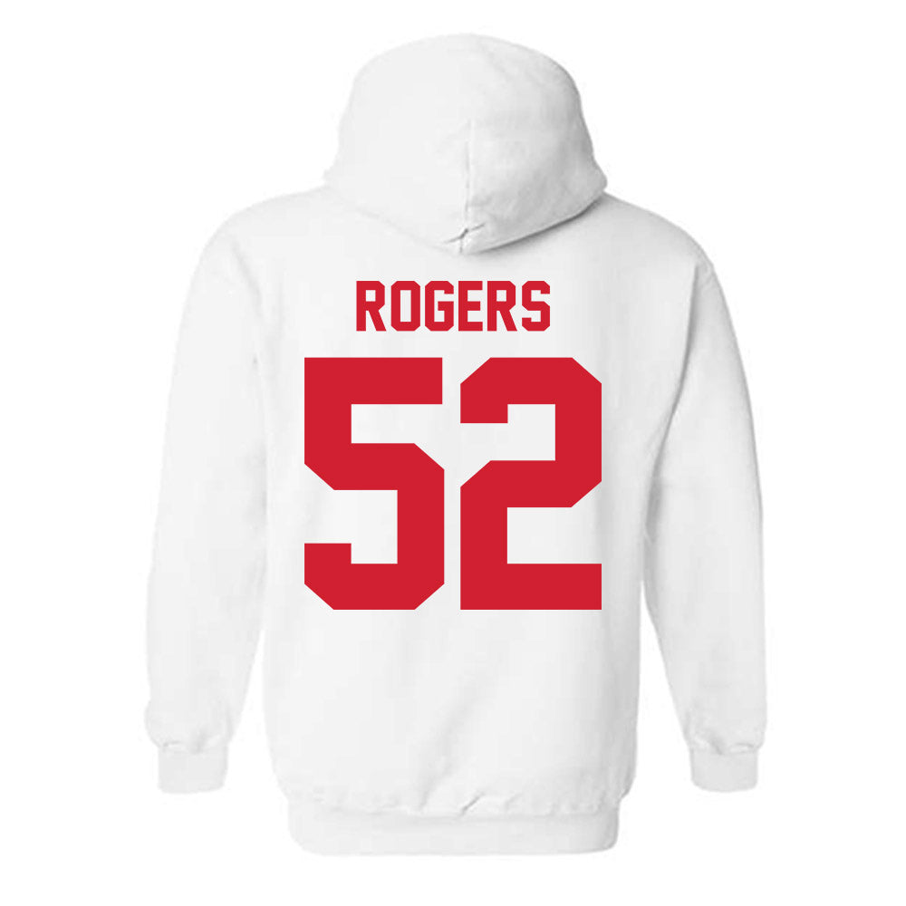Nebraska - NCAA Football : Dylan Rogers - Classic Shersey Hooded Sweatshirt-2