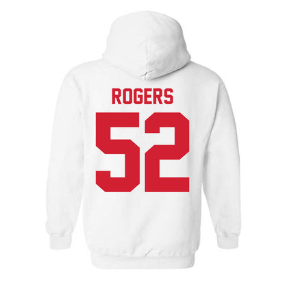 Nebraska - NCAA Football : Dylan Rogers - Classic Shersey Hooded Sweatshirt-2
