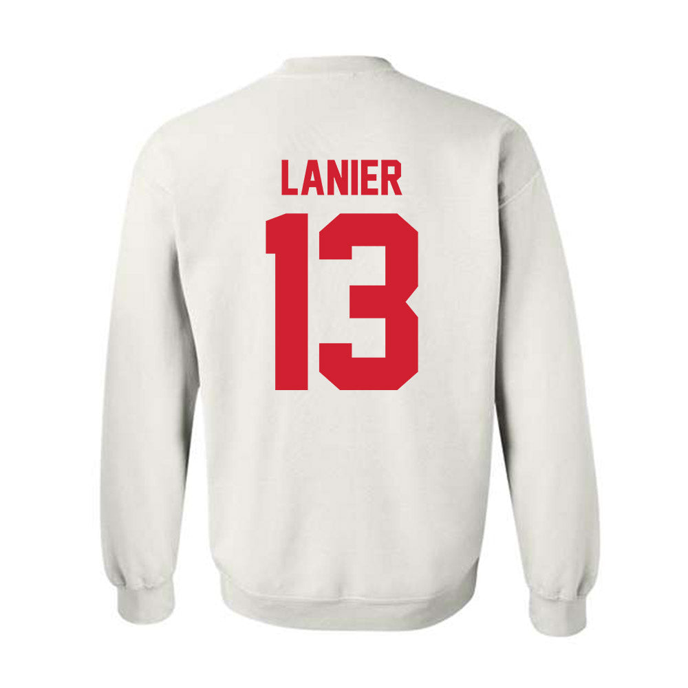 Nebraska - NCAA Men's Basketball : Jacob Lanier - Classic Shersey Crewneck Sweatshirt-2