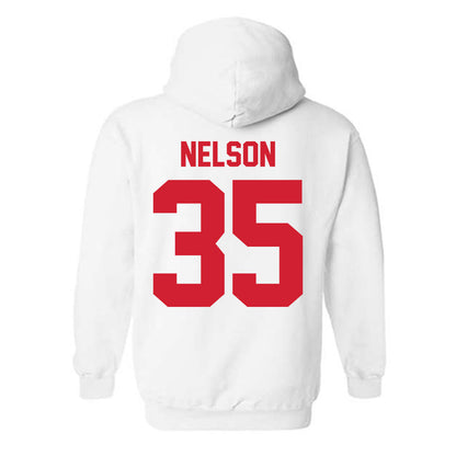 Nebraska - NCAA Football : Mekhi Nelson - Classic Shersey Hooded Sweatshirt-2