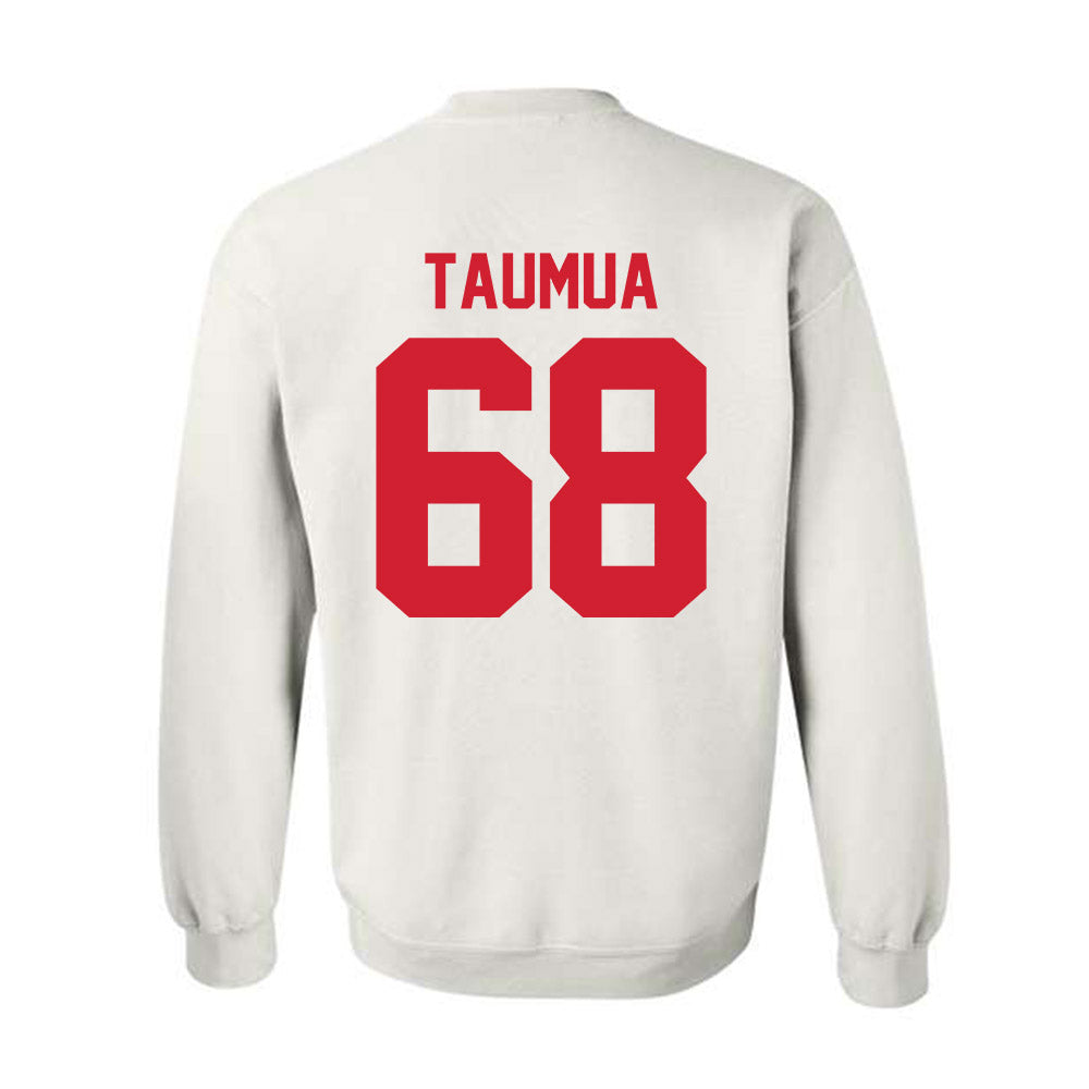 Nebraska - NCAA Football : Preston Taumua - Classic Shersey Crewneck Sweatshirt-1