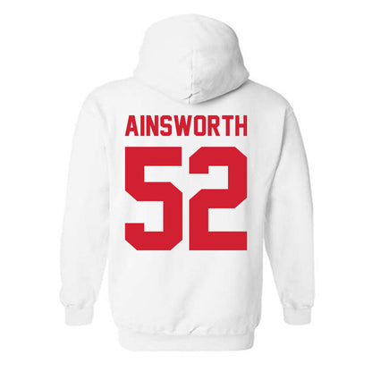 Nebraska - NCAA Football : Hayden Ainsworth - Classic Shersey Hooded Sweatshirt-2