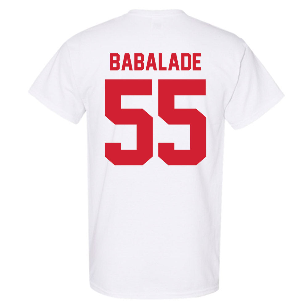 Nebraska - NCAA Football : Tree Babalade - Classic Shersey T-Shirt-1