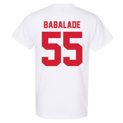 Nebraska - NCAA Football : Tree Babalade - Classic Shersey T-Shirt-1