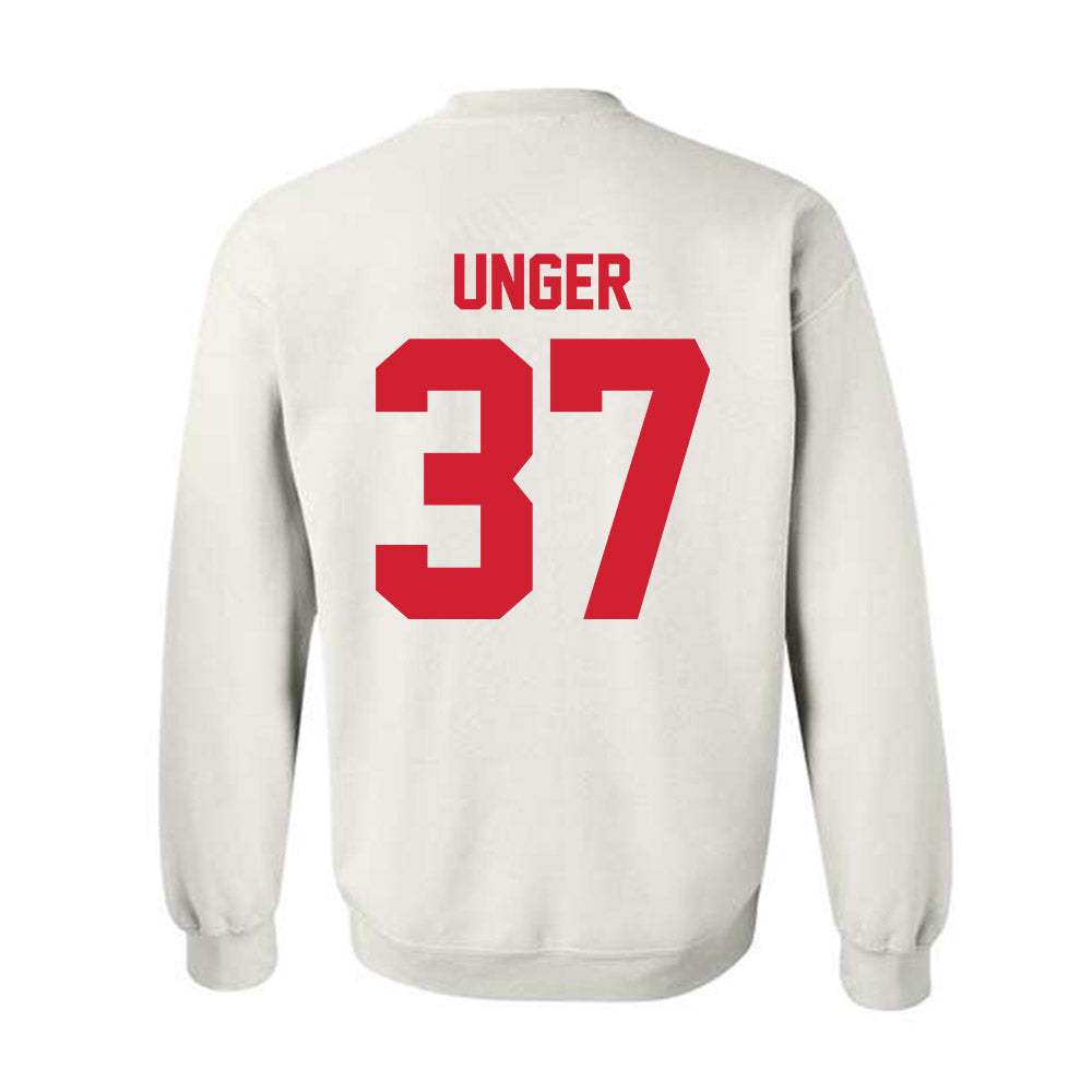 Nebraska - NCAA Baseball : J'Shawn Unger - Classic Shersey Crewneck Sweatshirt-1