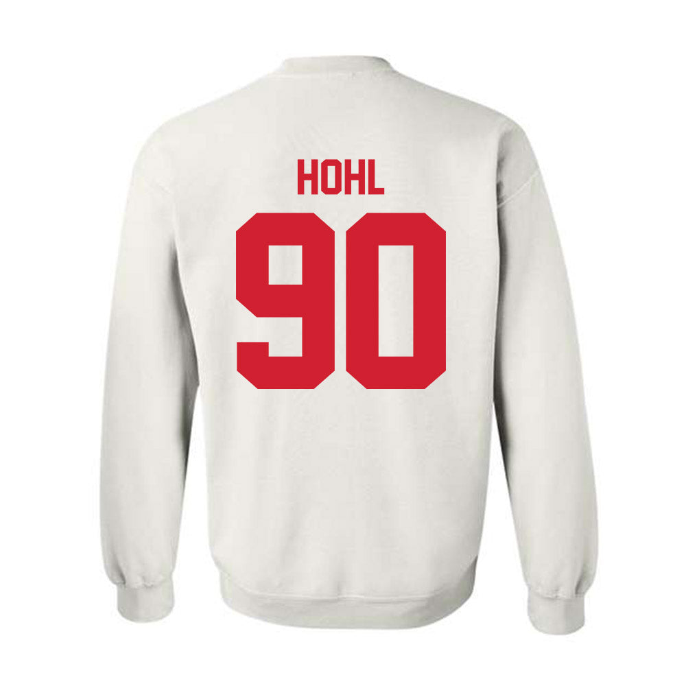 Nebraska - NCAA Football : John Hohl - Classic Shersey Crewneck Sweatshirt-1