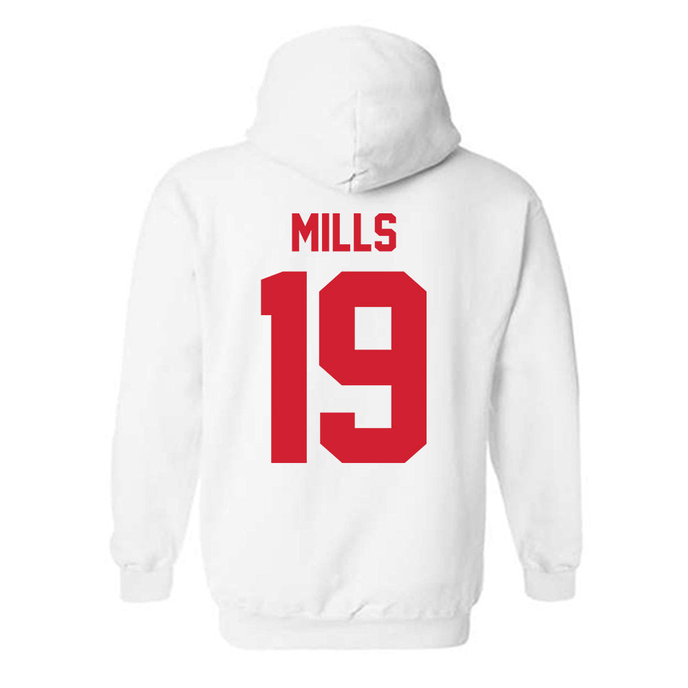Nebraska - NCAA Football : Cortez Mills - Classic Shersey Hooded Sweatshirt-2
