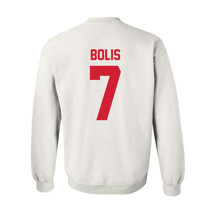 Nebraska - NCAA Men's Basketball : Justin Bolis - Classic Shersey Crewneck Sweatshirt-1