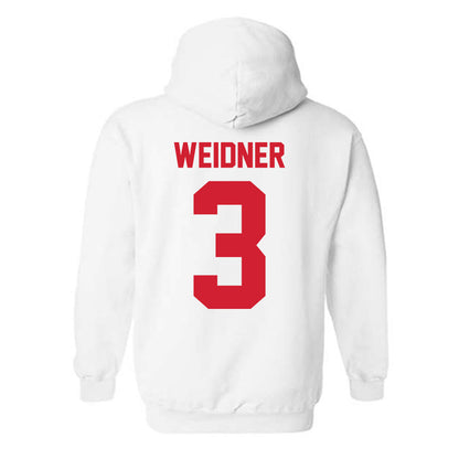 Nebraska - NCAA Women's Basketball : Allison Weidner - Classic Shersey Hooded Sweatshirt-1