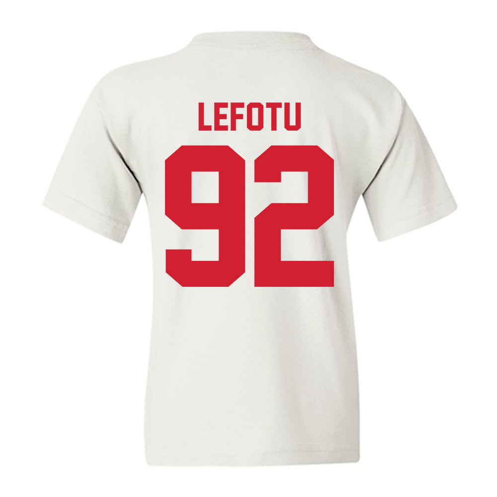 Nebraska - NCAA Football : Sua Lefotu - Classic Shersey Youth T-Shirt-1