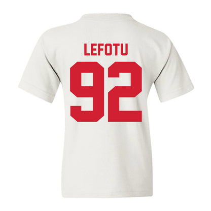 Nebraska - NCAA Football : Sua Lefotu - Classic Shersey Youth T-Shirt-1