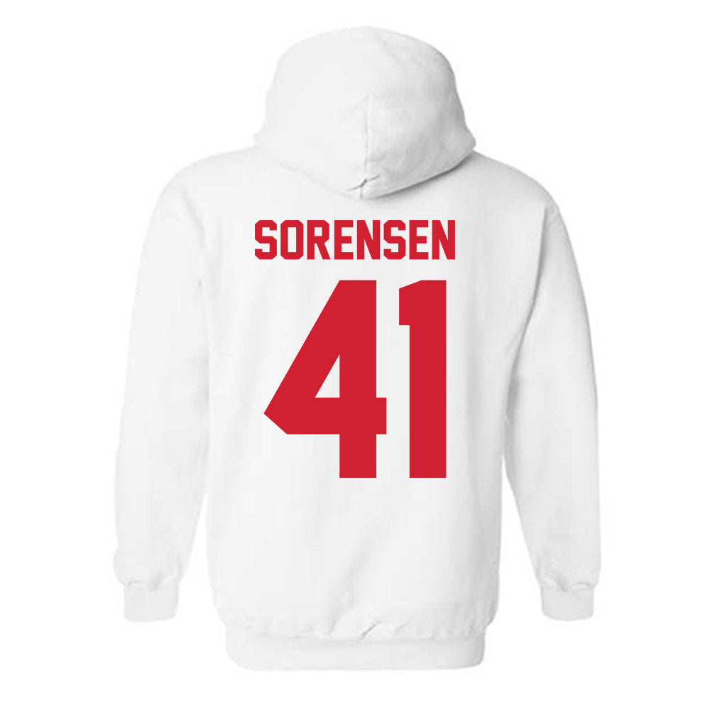 Nebraska - NCAA Football : Luke Sorensen - Classic Shersey Hooded Sweatshirt-2