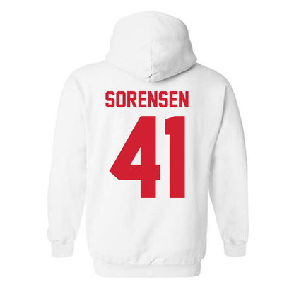 Nebraska - NCAA Football : Luke Sorensen - Classic Shersey Hooded Sweatshirt-2