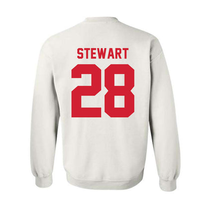 Nebraska - NCAA Baseball : Braxton Stewart - Classic Shersey Crewneck Sweatshirt-1