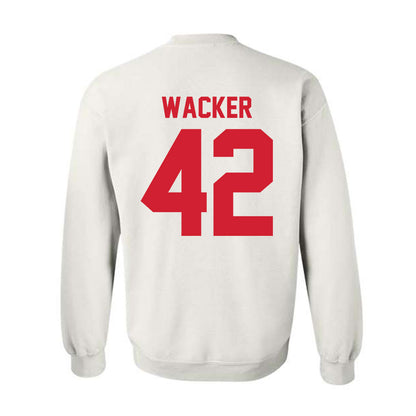 Nebraska - NCAA Football : Derek Wacker - Classic Shersey Crewneck Sweatshirt-1