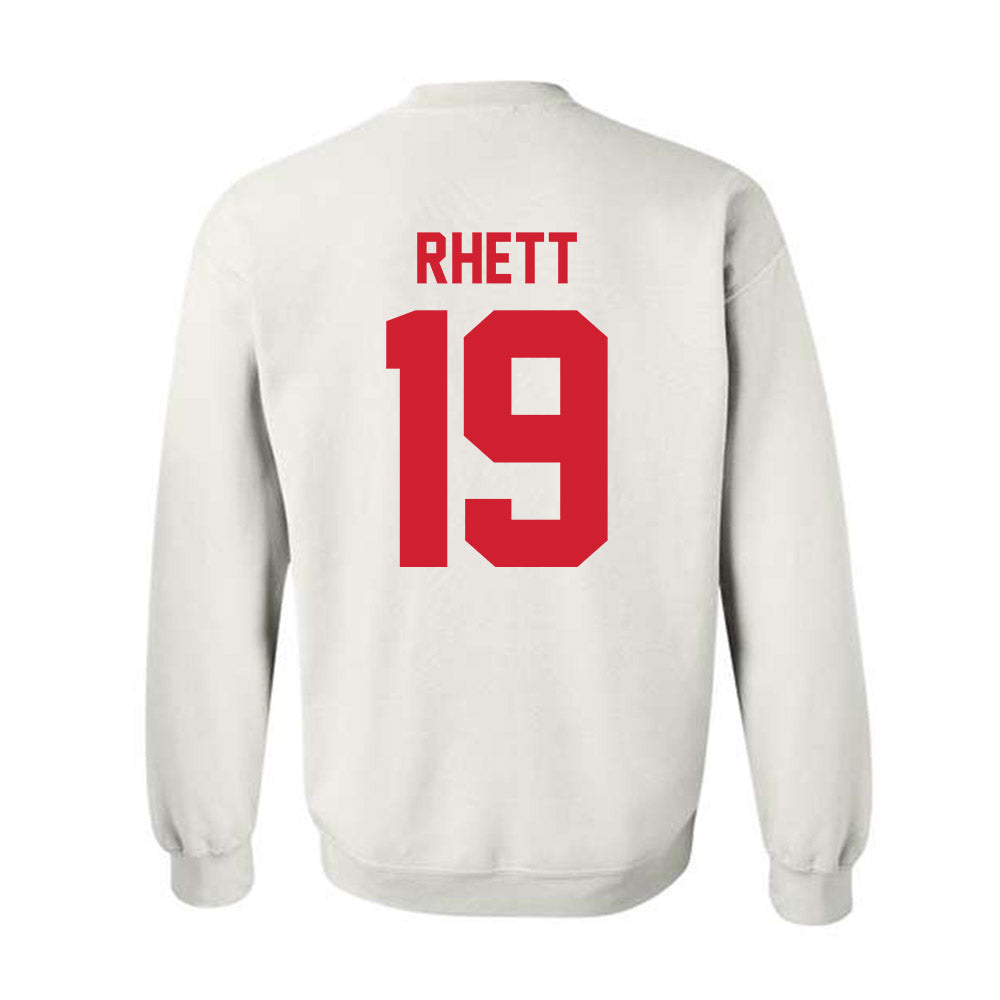 Nebraska - NCAA Football : Justyn Rhett - Classic Shersey Crewneck Sweatshirt-1