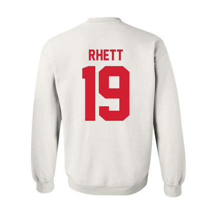 Nebraska - NCAA Football : Justyn Rhett - Classic Shersey Crewneck Sweatshirt-1