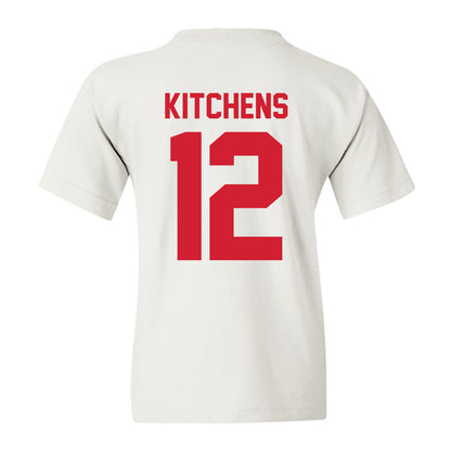 Nebraska - NCAA Baseball : Cole Kitchens - Classic Shersey Youth T-Shirt-1