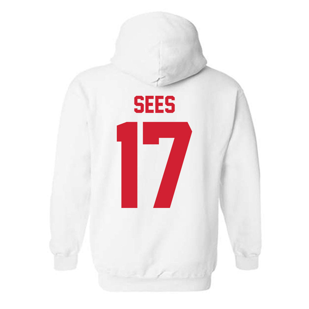 Nebraska - NCAA Women's Soccer : Jo Sees - Classic Shersey Hooded Sweatshirt-1