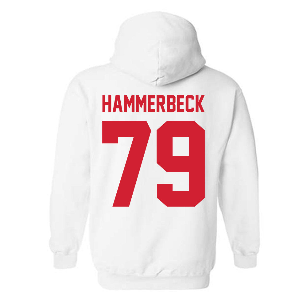 Nebraska - NCAA Football : Shawn Hammerbeck - Classic Shersey Hooded Sweatshirt-1