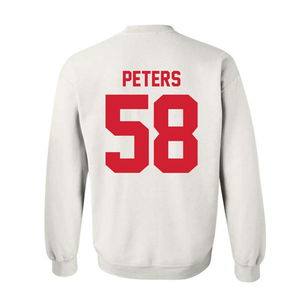 Nebraska - NCAA Football : Jake Peters - Classic Shersey Crewneck Sweatshirt-1