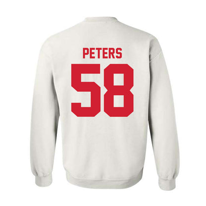 Nebraska - NCAA Football : Jake Peters - Classic Shersey Crewneck Sweatshirt-1