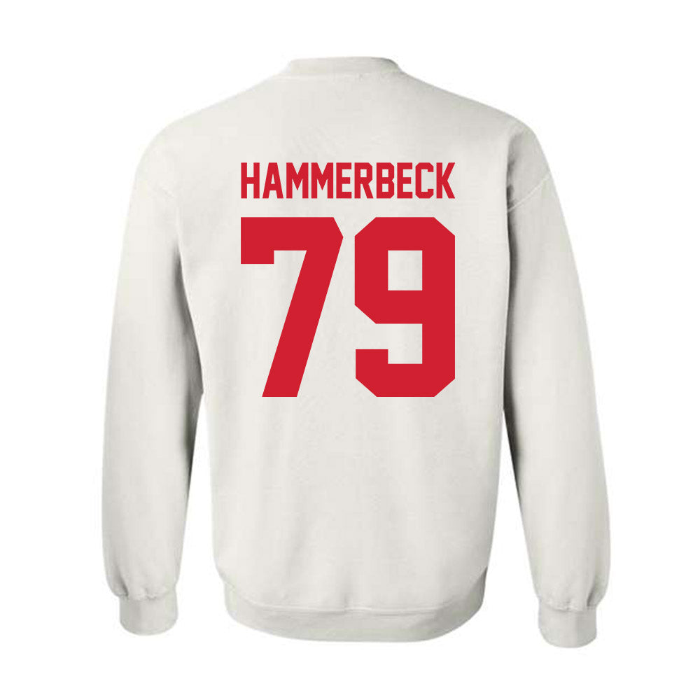 Nebraska - NCAA Football : Shawn Hammerbeck - Classic Shersey Crewneck Sweatshirt-1