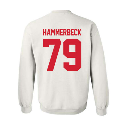 Nebraska - NCAA Football : Shawn Hammerbeck - Classic Shersey Crewneck Sweatshirt-1