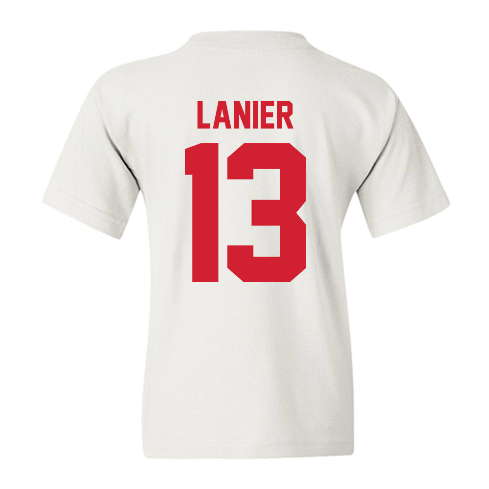 Nebraska - NCAA Men's Basketball : Jacob Lanier - Classic Shersey Youth T-Shirt-2