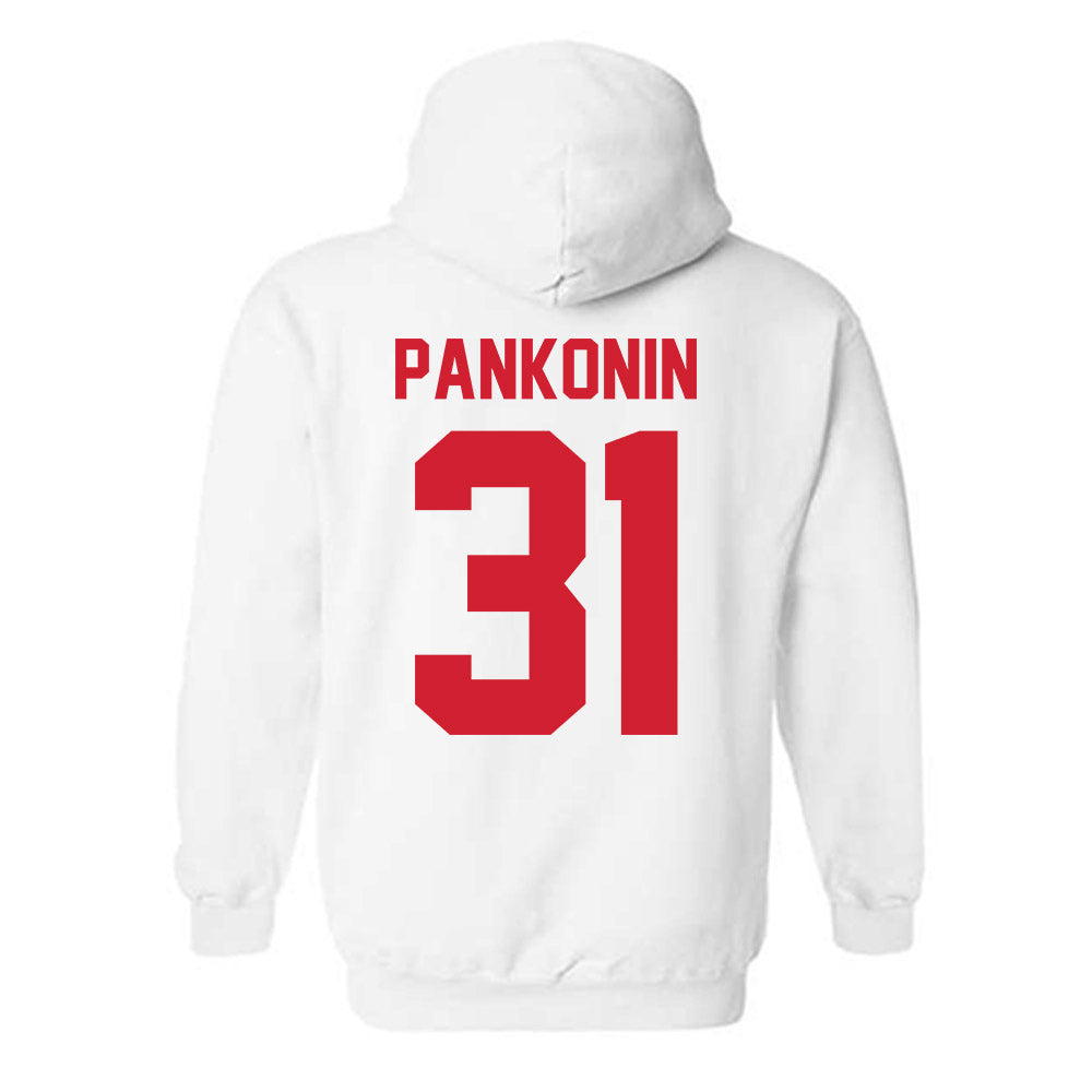 Nebraska - NCAA Baseball : Auden Pankonin - Classic Shersey Hooded Sweatshirt-1