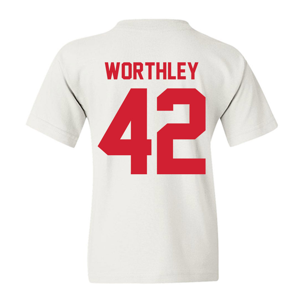 Nebraska - NCAA Baseball : Jalen Worthley - Classic Shersey Youth T-Shirt-1