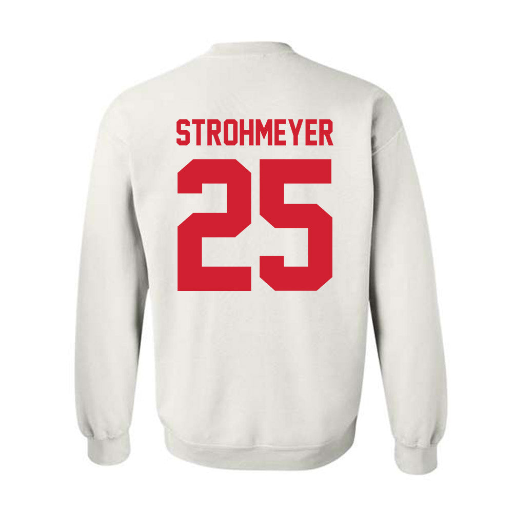 Nebraska - NCAA Baseball : Reed Strohmeyer - Classic Shersey Crewneck Sweatshirt-1