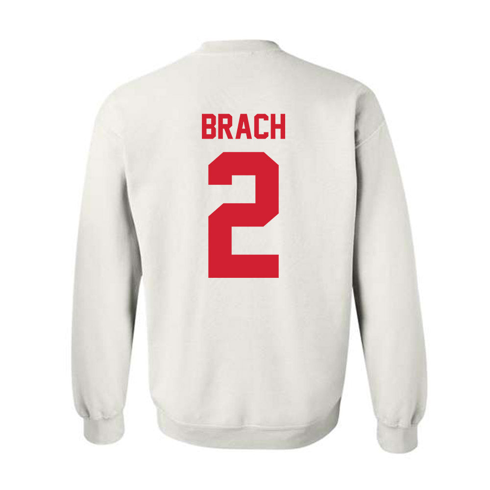 Nebraska - NCAA Women's Soccer : Mila Brach - Classic Shersey Crewneck Sweatshirt-1