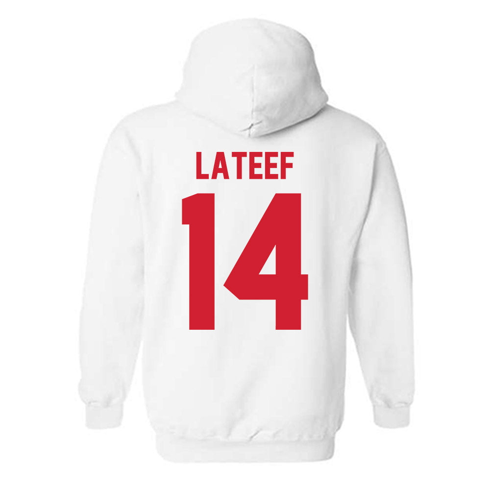 Nebraska - NCAA Football : TJ Lateef - Classic Shersey Hooded Sweatshirt-1
