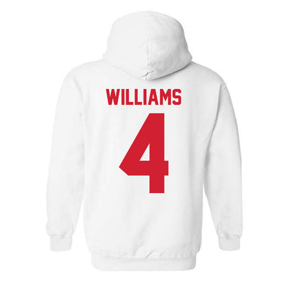 Nebraska - NCAA Women's Soccer : Karli Williams - Classic Shersey Hooded Sweatshirt-1