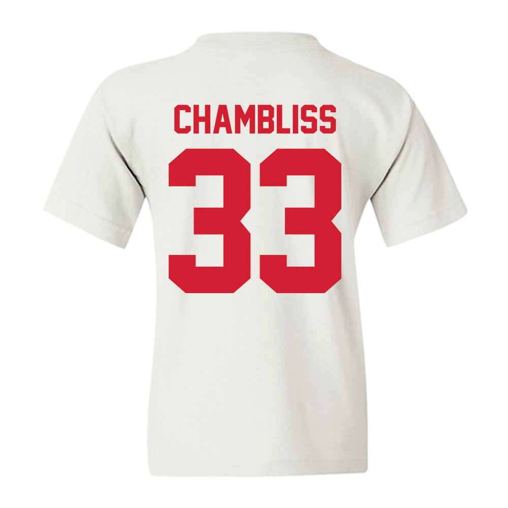 Nebraska - NCAA Football : Owen Chambliss - Classic Shersey Youth T-Shirt-1