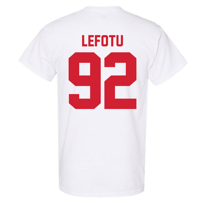 Nebraska - NCAA Football : Sua Lefotu - Classic Shersey T-Shirt-1