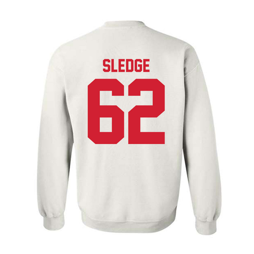 Nebraska - NCAA Football : Sam Sledge - Classic Shersey Crewneck Sweatshirt-1
