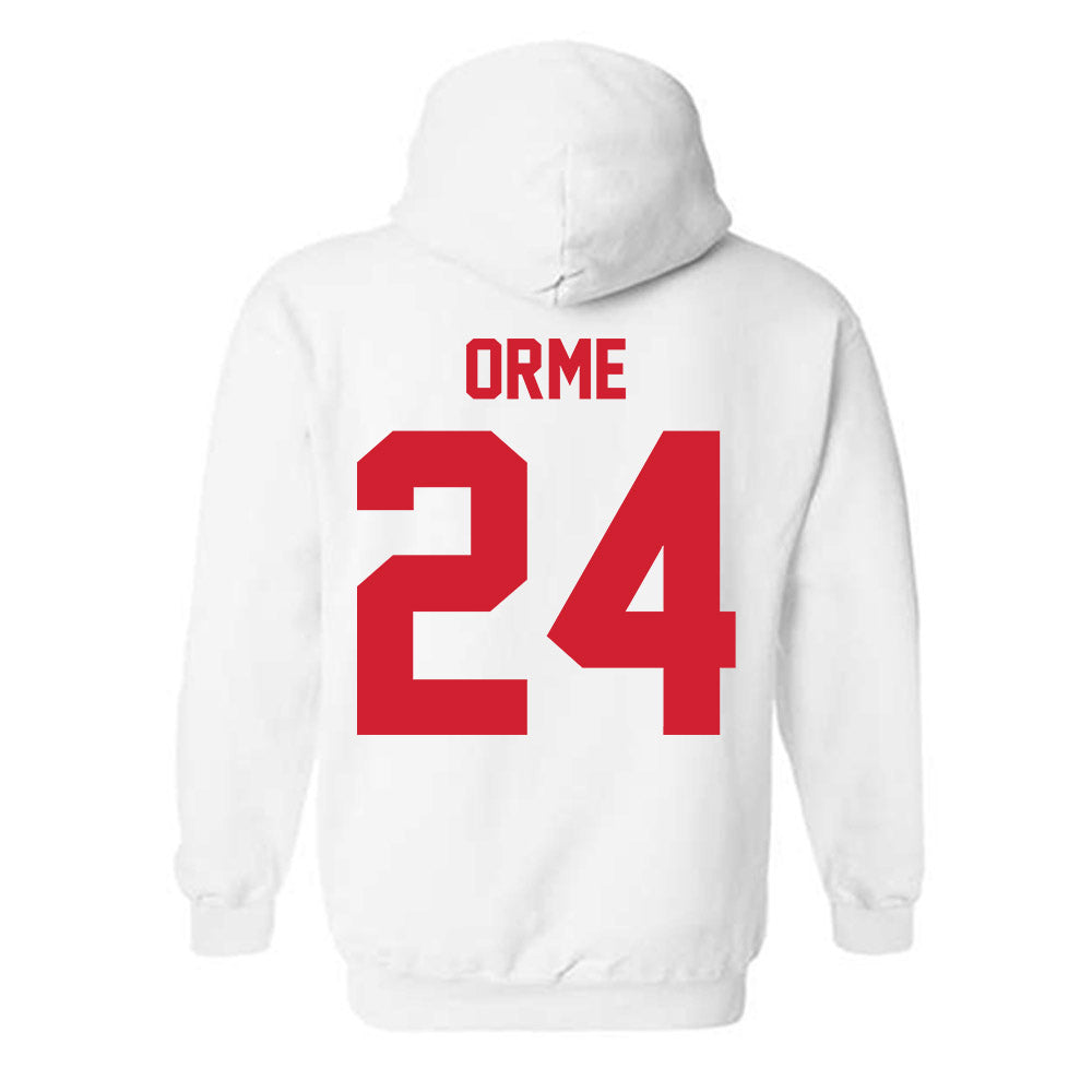 Nebraska - NCAA Men's Basketball : Sam Orme - Classic Shersey Hooded Sweatshirt-2