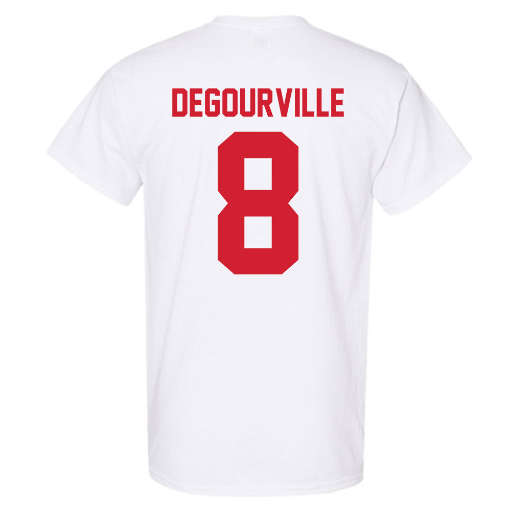 Nebraska - NCAA Men's Basketball : Taj Degourville - Classic Shersey T-Shirt-2