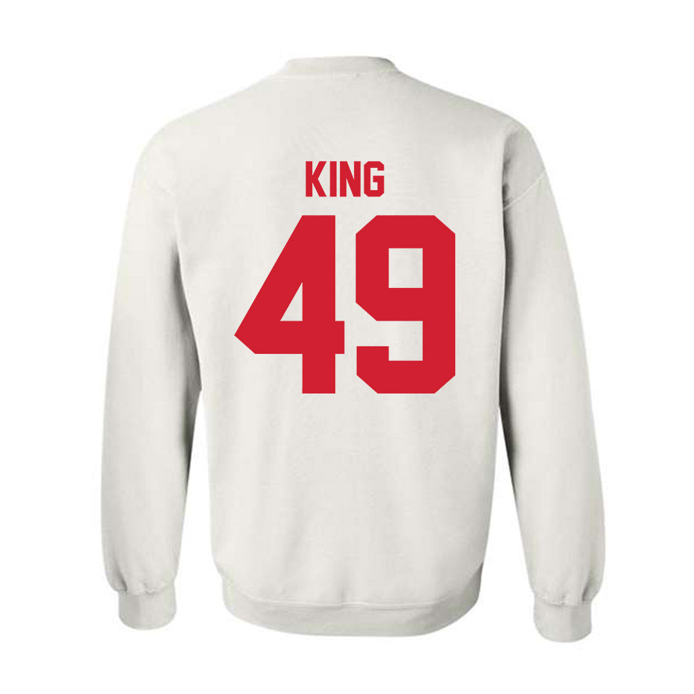 Nebraska - NCAA Football : Danny King - Classic Shersey Crewneck Sweatshirt-1