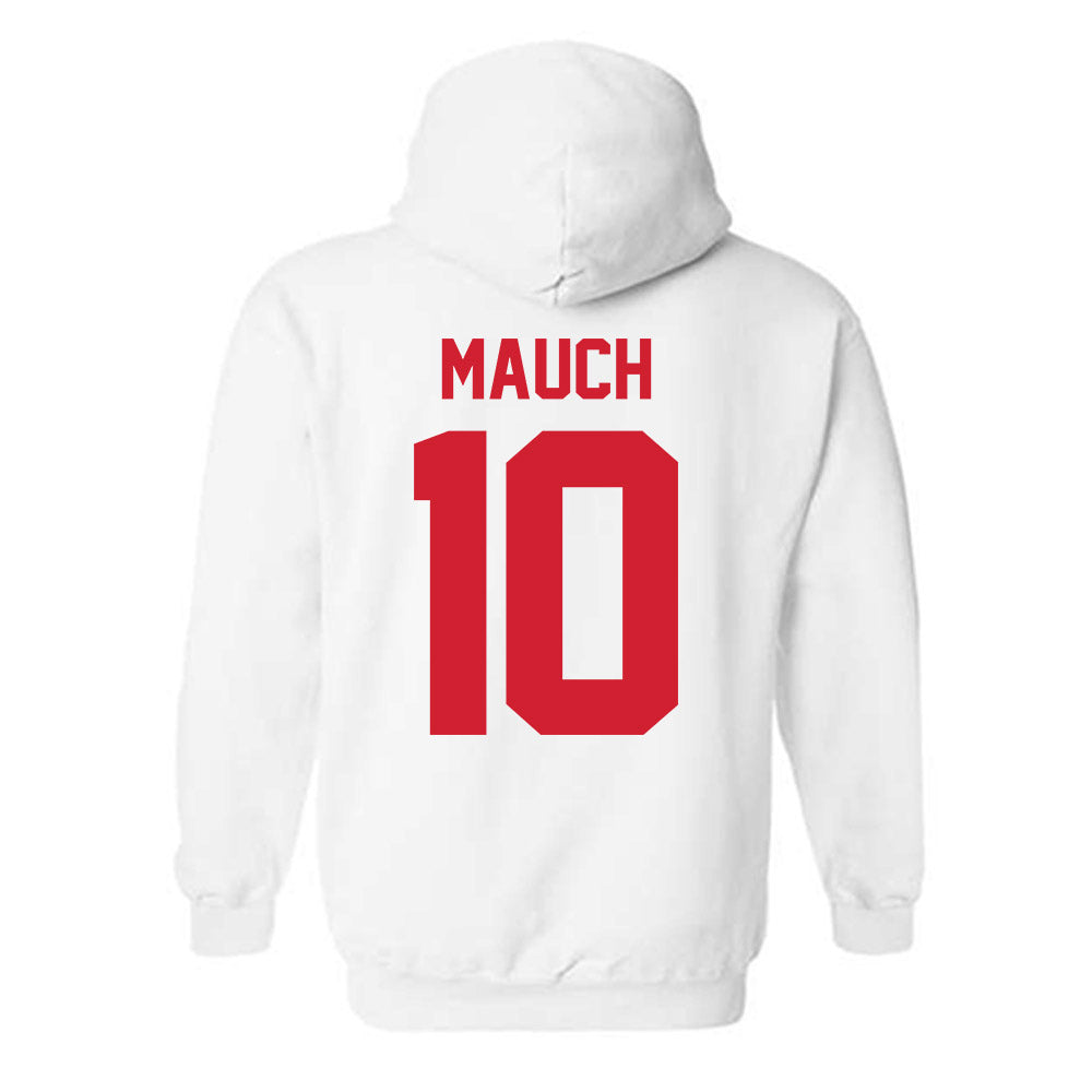 Nebraska - NCAA Women's Volleyball : Olivia Mauch - Classic Shersey Hooded Sweatshirt-1