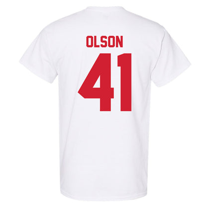 Nebraska - NCAA Baseball : Chase Olson - Classic Shersey T-Shirt-1