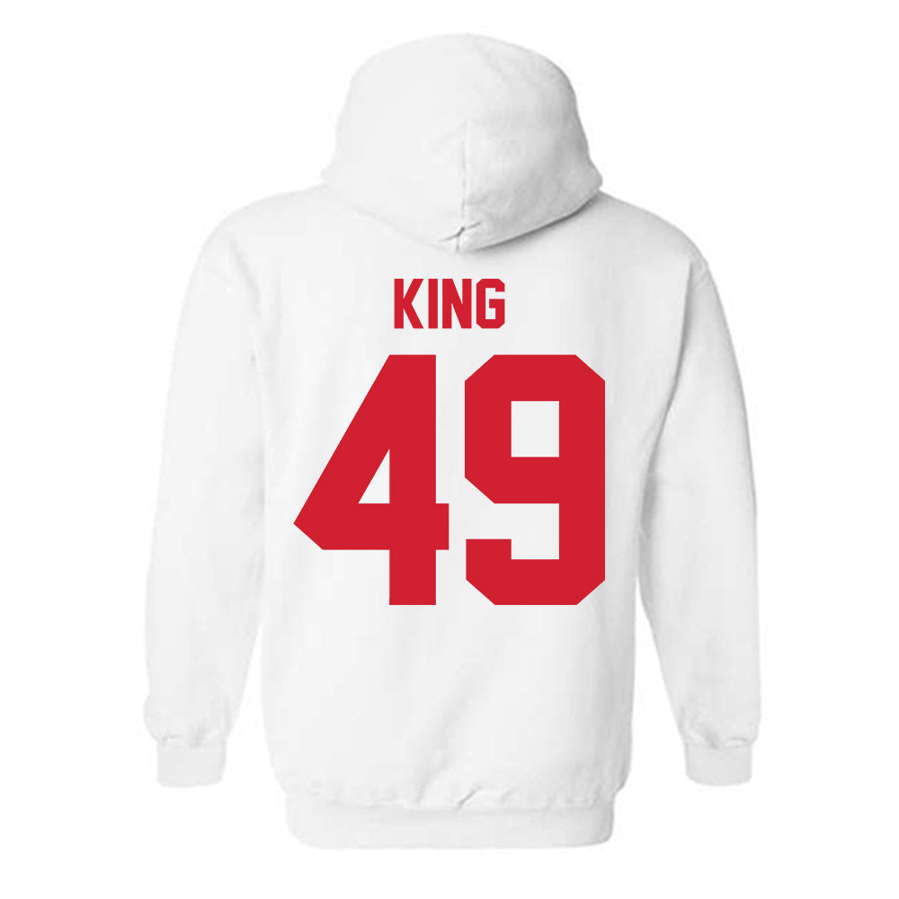 Nebraska - NCAA Football : Danny King - Classic Shersey Hooded Sweatshirt-1