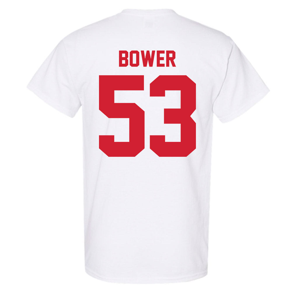 Nebraska - NCAA Football : Jacob Bower - Classic Shersey T-Shirt-1