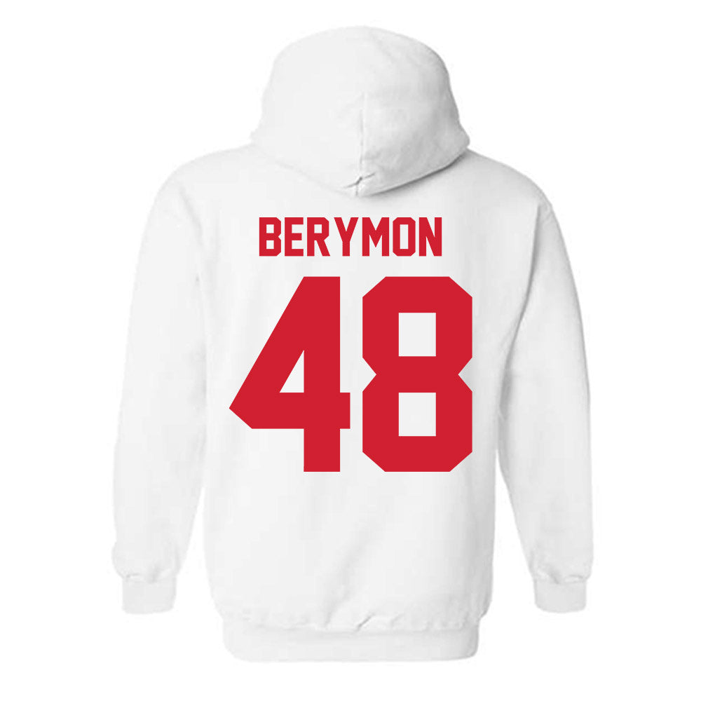 Nebraska - NCAA Football : Dylan Berymon - Classic Shersey Hooded Sweatshirt-1