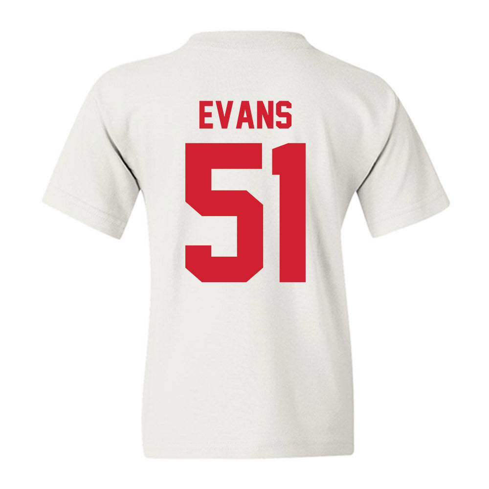 Nebraska - NCAA Football : Justin Evans - Classic Shersey Youth T-Shirt-1