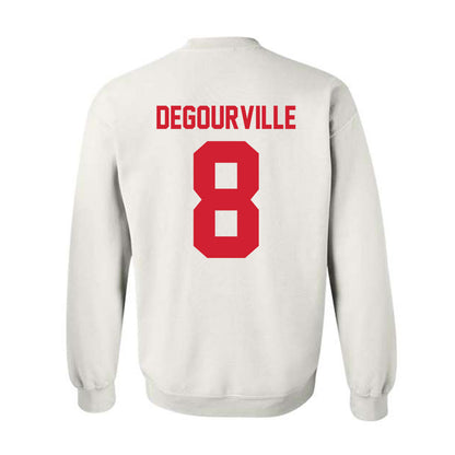 Nebraska - NCAA Men's Basketball : Taj Degourville - Classic Shersey Crewneck Sweatshirt-2