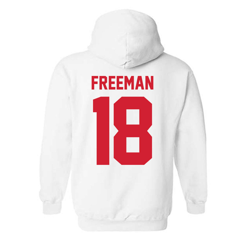 Nebraska - NCAA Baseball : Preston Freeman Freeman - Classic Shersey Hooded Sweatshirt-1