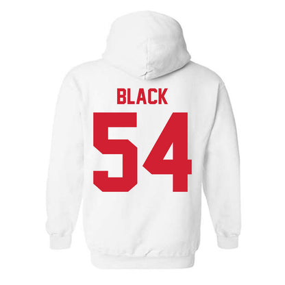 Nebraska - NCAA Football : Brendan Black - Classic Shersey Hooded Sweatshirt-1